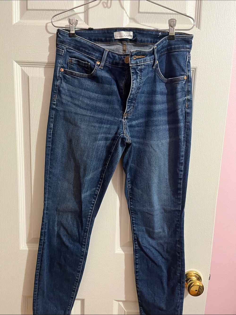 LOFT Indigo Slim Leg Jeans